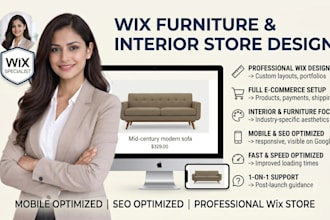 design redesign wix furniture carpentry website online wix website
