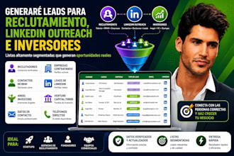 generaré leads de startups saas inversores y tomadores de decisiones b2b