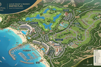 design custom property, resort, and development maps