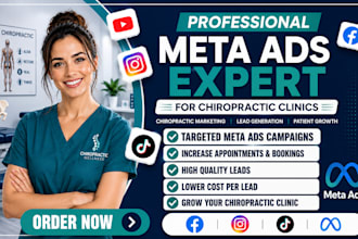generate chiropractic leads patient leads via facebook ads and google ads