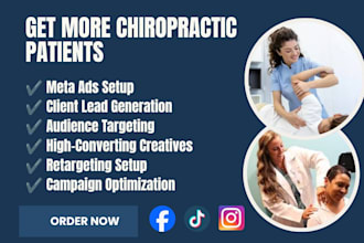 generate chiropractic leads with meta facebook ads to increase patient bookings