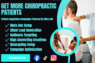 increase patient bookings for chiropractic clinics with meta ads