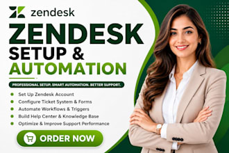 set up zendesk customer support system