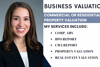accurate real estate valuation reports, bpo reports for reo and bank owned prop