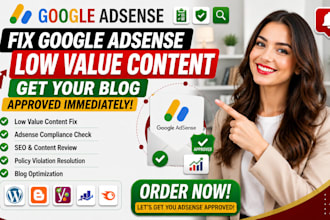fix google adsense low value content error, get your blog approved immediately