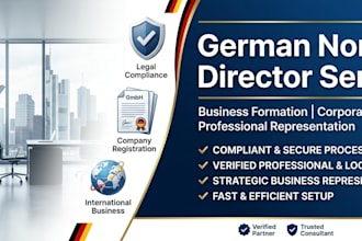 provide native german nominee director services for company formation