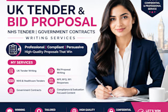 write winning UK tender, bid proposal, nhs tender, government contract response