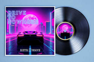 design custom cd album covers using ai