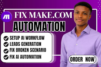 fix make com, made com, setup make com automation, make automation, make expert