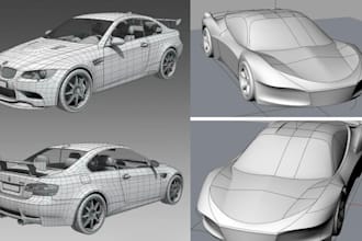 3d car modeling automotive vehicle modeling 3d modeling and car visualisation