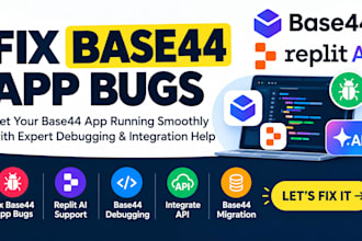 fix base44 app bugs, replit ai, base44 debugging, integrate api base44 migration