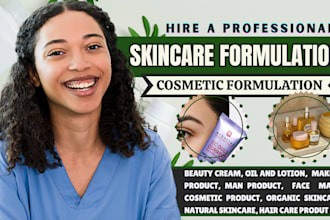 formulate natural and organic skincare, haircare products for your brand