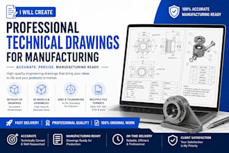 create manufacturing drawings, assembly drawings, and fabrication drawings