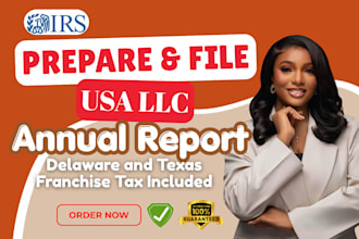 file your llc annual report and franchise tax in any US state