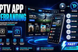 rebrand latest android iptv app apk, ibo player, smarter iptv , admin panel