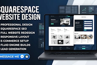 design, redesign, or optimize your squarespace website and squarespace seo