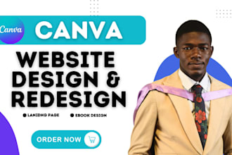 design canva website design , canva template design, canva social media design