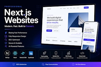 build a modern business website with nextjs and ai tools