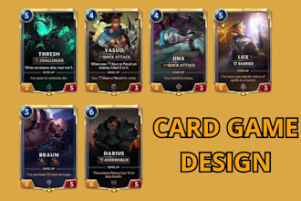 draw custom card tcg card art, board game illustration, tarot card game design