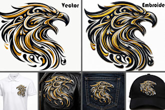 digitize image for embroidery and professional logo embroidery digitizing