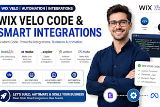 custom wix features wix velo code fix wix studio bugs zapier automation meta ads