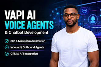 setup vapi ai voice agent, retell ai with n8n automation or make com vapi expert