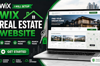 setup wix real estate website listing page propertypage search pages