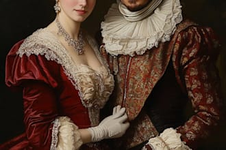 do your romantic royal couple portrait