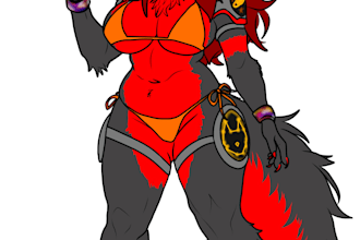 sfw and nsfw furry illustrations with your character