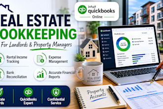 do rental property bookkeeping, rental income and accounting in quickbooks