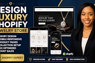 design redesign luxury shopify jewelry store wrist watch accessories website