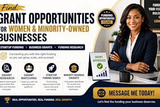 find grant opportunities for women minority owned business grants, startups fund