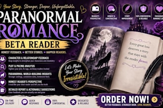 beta reader your wolf shifter romance and paranormal romance novel beta reading