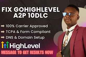 fix gohighlevel a2p 10dlc compliance SMS email deliverability ghl a2p 10dlc