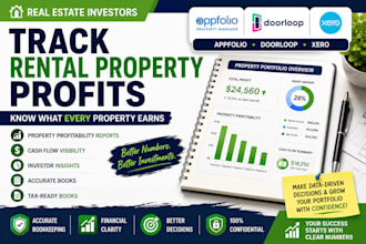 track rental property bookkeeping and profits using appfolio doorloop and xero