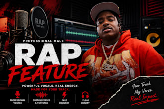 be custom rapper, ghostwriter rap, uk rapper, hiphop songwriter, male vocal