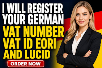 register your german vat number vat id eori and lucid