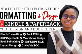 do book formatting and editing for amazon kdp