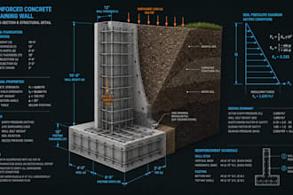 do specialty retaining wall structural design and stability calculations
