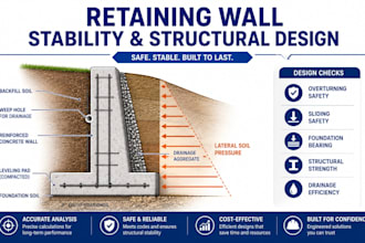 design specialty retaining wall structural design and specialty calculations