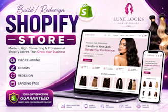 design hair extension website hair extension shopify store wix hair extension