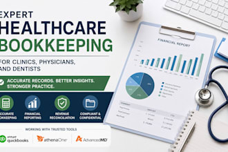 provide expert healthcare bookkeeping for clinics, physicians, and dentists