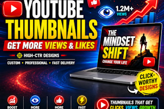 design amazing youtube thumbnails that increase views