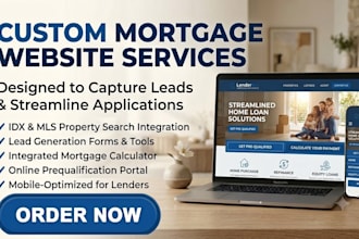 design a high converting mortgage website, mortgage broker website