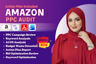 audit amazon PPC campaigns and provide an optimization action plan