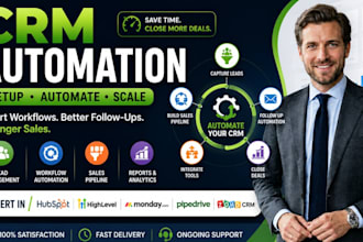 setup hubspot crm close io crm gohighlevel monday crm pipedrive zoho crm setup