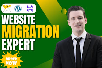 migrate move wix website to wordpress transfer squarespace hostinger to wordpres