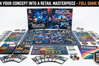 design board game, card game and tabletop game