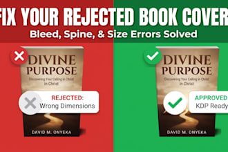 fix, edit error book cover design ebook cover kindle cover amazon kdp book cover