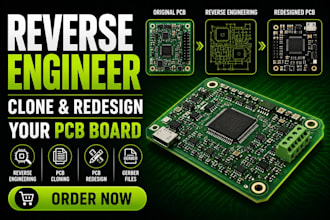 reverse engineer clone and redesign your pcb board